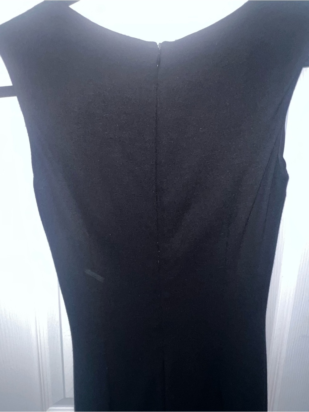 Amy Matto Sleek Black Sleeveless  Dress